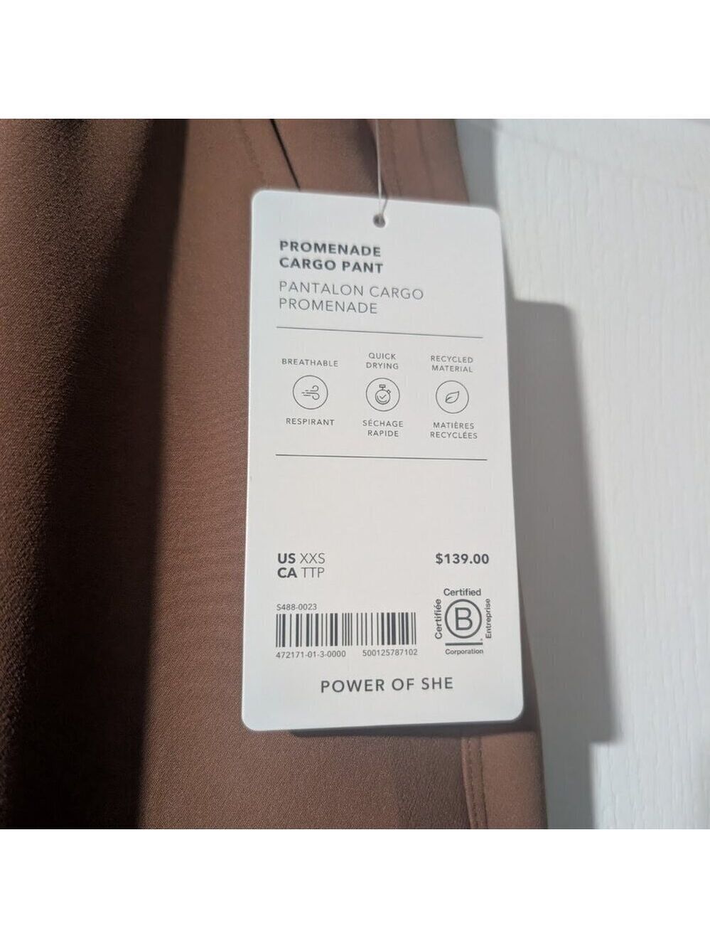 Athleta | Promenade High Rise Cargo Pant In Walnut - Picture 6 of 13